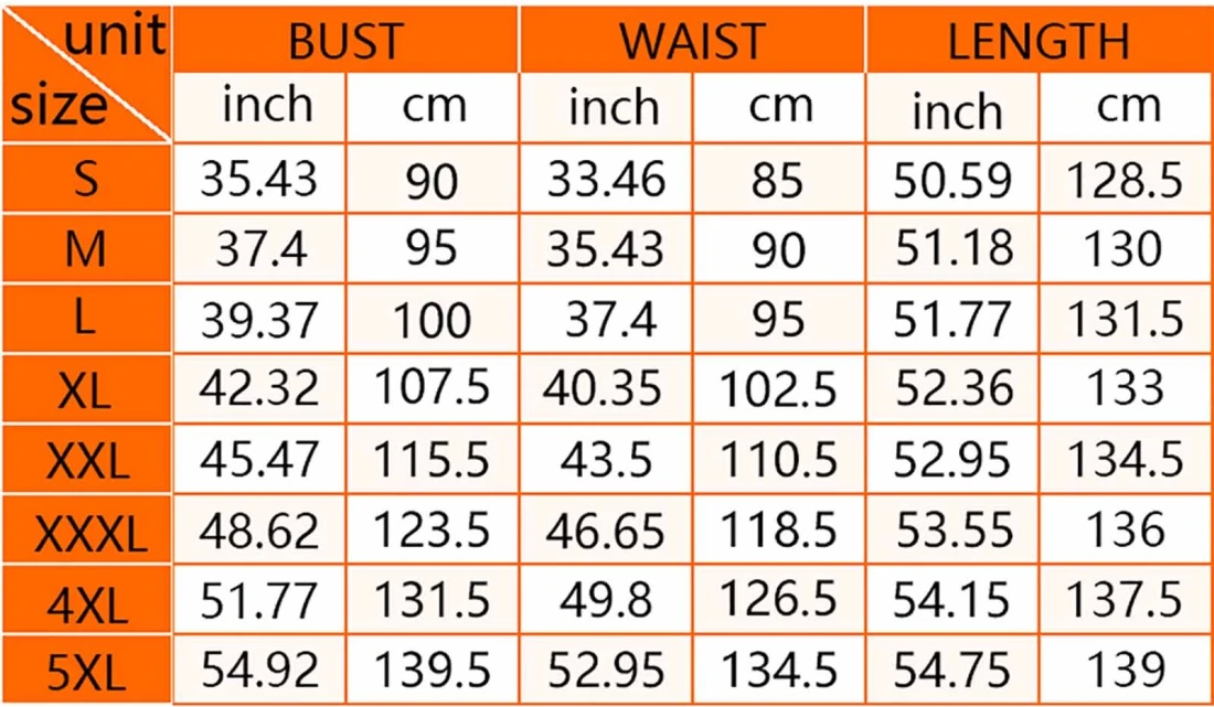Cold Shoulder Split Dress with Pocket and Custom Design size chart