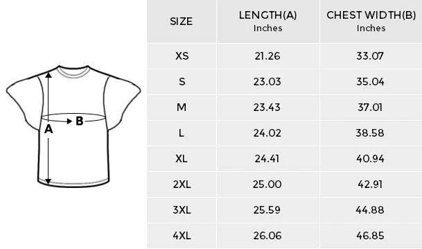 personalized batwing t shirt for women with your own design size chart