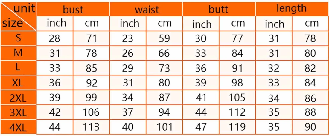 Summer Bodycon Tank Dress, Personalized With Your Own Design size chart