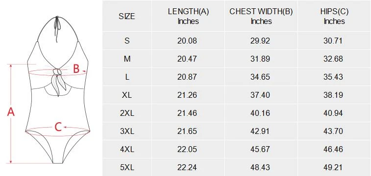 Backless bow hollow out swimsuit with your custom design size chart