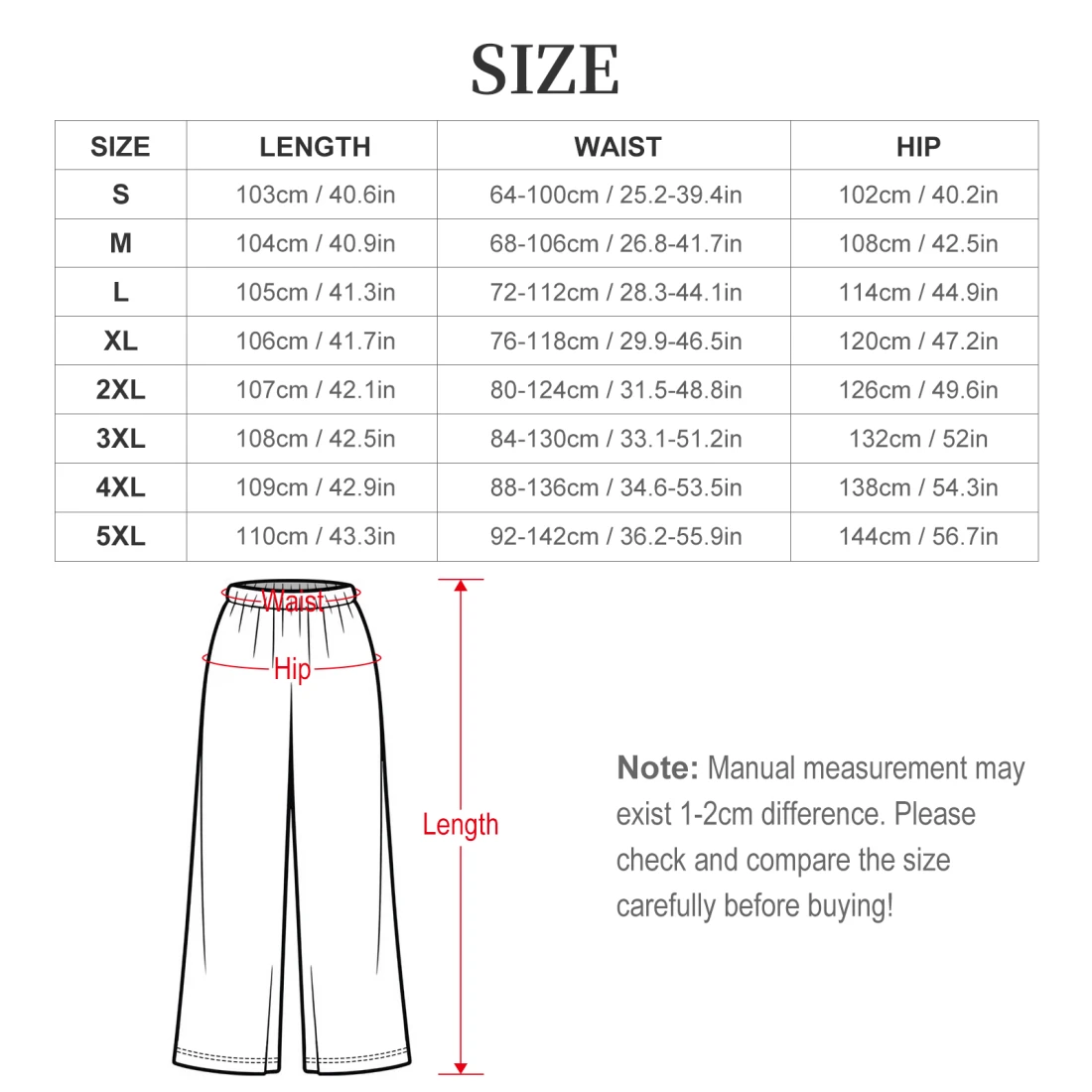 Personalized Pajama Sets: Women's V-Neck Long Sleeve Set size chart 2