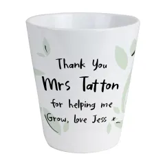 Personalised Ceramic Plant Pot, Funny Pun Botanical Desk Decor, Grandad Birthday Gift thumbnail 6