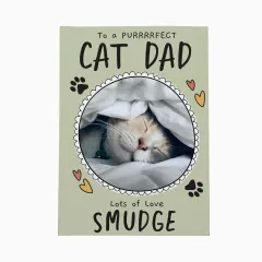 Personalised Photo Card, Custom Pet Family, Cat Dad Gift, Father’s Day (Photo Upload) thumbnail 5