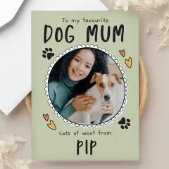 Personalised Photo Card, Custom Pet Family, Dog Dad Gift, Father’s Day (Photo Upload) thumbnail 4