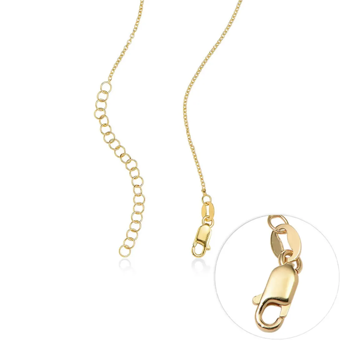 Puzzle Heart Necklace Set for 3 with Initials, Gift for Sisters and Friends — photo 10