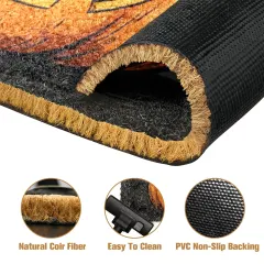 Custom Coir Doormat with Your Own Design, Non-Slip Front Porch Welcome Mat thumbnail 4