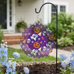 Custom Metal Wind Spinner with Your Photo or Design for Porch and Garden thumbnail 2