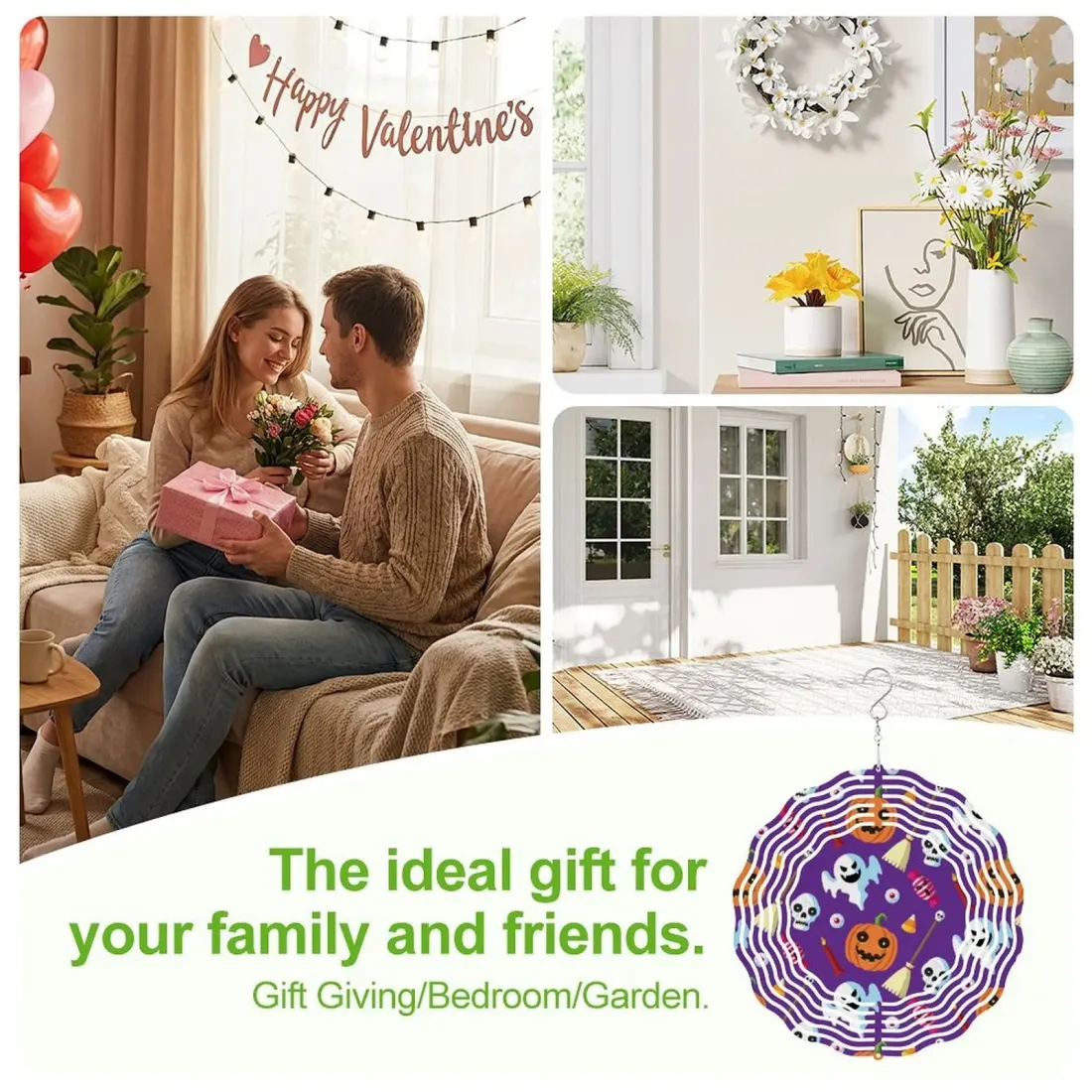 Custom Metal Wind Spinner with Your Photo or Design for Porch and Garden — photo 8