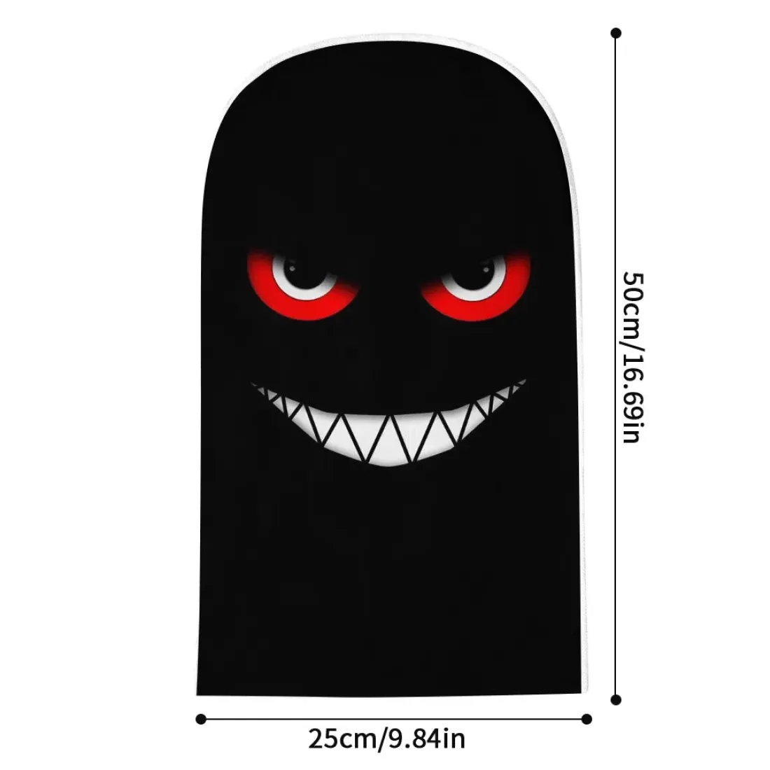 Custom Full Face Mask with Your Design, Breathable Mesh for Halloween and Rides — photo 4