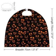 Custom Kids Halloween Cape in Satin with Easy Hook and Loop Collar thumbnail 6