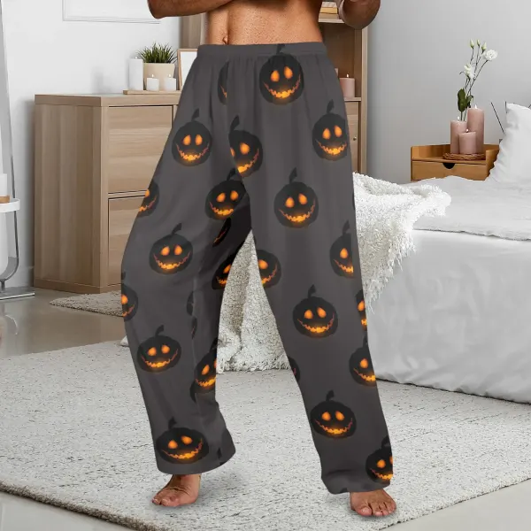 Custom Men's Pajama Pants with Your Photo or Pattern, Sizes S to 2XL