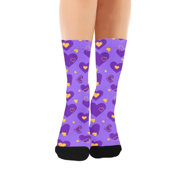 Custom Socks for Women Printed with Your Photo or Design, Gift for Her