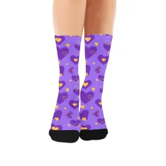 Custom Socks for Women Printed with Your Photo or Design, Gift for Her thumbnail 1