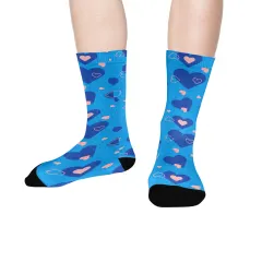 Custom Photo Crew Socks for Men and Women, Unisex Adult Size thumbnail 2