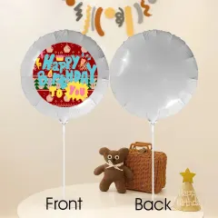 Custom Printed Party Balloons with Your Photo or Design, 18 Inch Foil, Set of 5 thumbnail 3