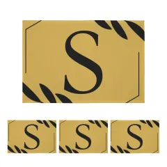 Personalized Table Placemats, Set of 4 with Your Design, 18 x 12 Inch thumbnail 3