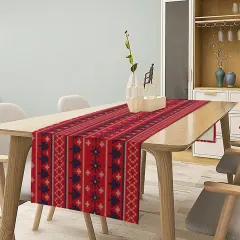 Custom Linen Table Runner with Your Design for Christmas, Weddings or Home thumbnail 3