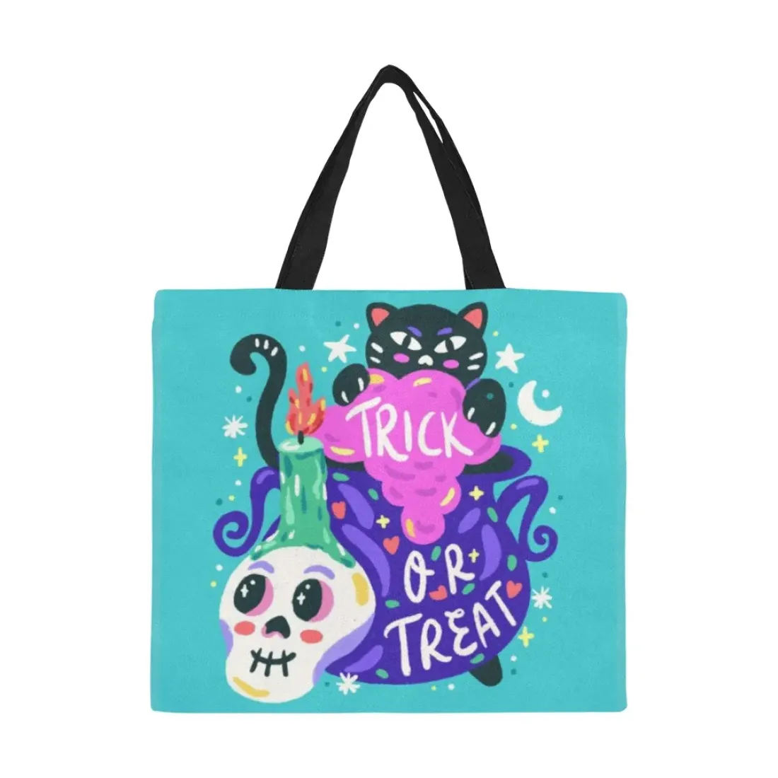 Custom Canvas Tote Bag with a Different Design on Each Side, Large Size — photo 3