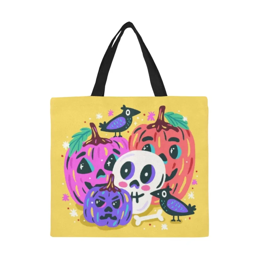 Custom Canvas Tote Bag with a Different Design on Each Side, Large Size — photo 4