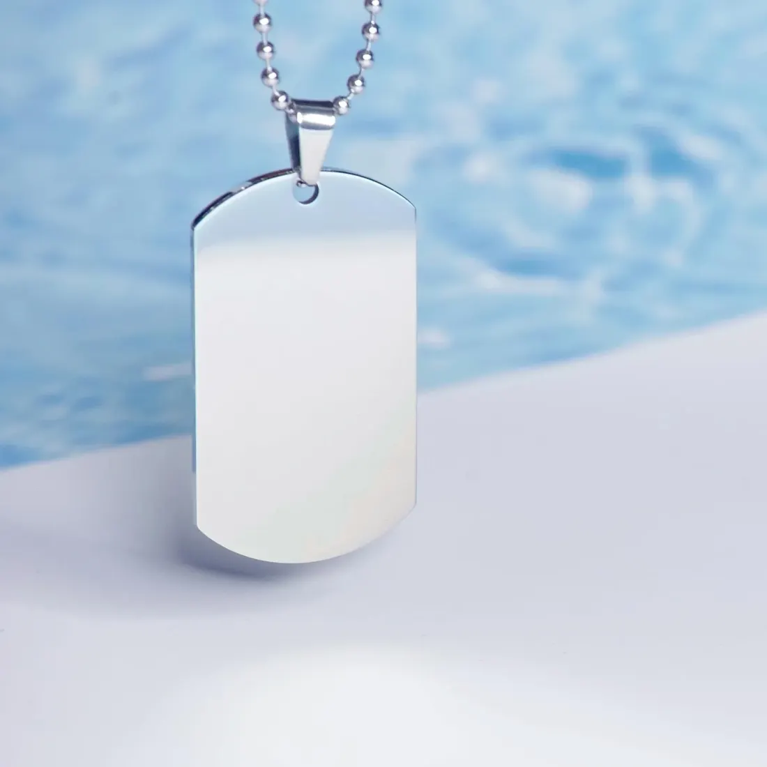 Confirmed in Christ Dog Tag Necklace: Custom Name Date Faith Gift for Christian Believer — photo 4