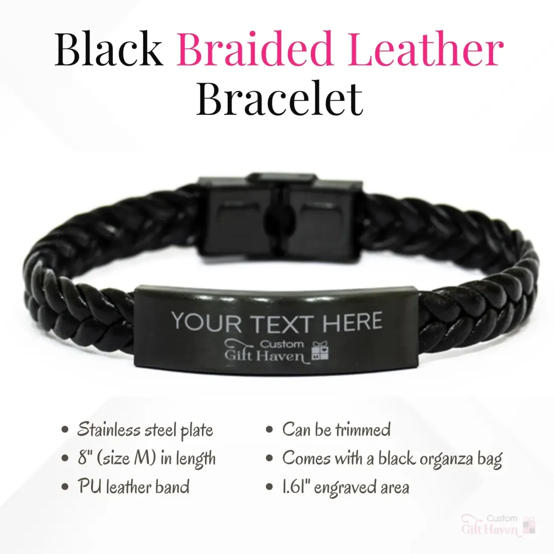 Personalized Pet Remembrance Bracelet: Forever In Our Hearts Jewelry, Custom Loss Gift — photo 2