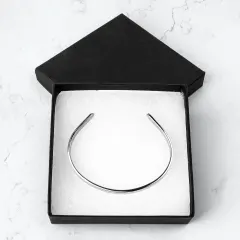 Personalized Cuff Bracelet: Laser Engraved Message, Adjustable Bangle, Gold Rose Gold Silver Plated Jewelry thumbnail 6