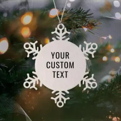 Personalized Confirmation Snowflake Ornament: Laser Engraved Christian Gift, Custom Name Date Gifts thumbnail 4