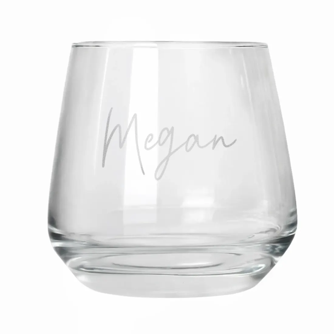 Custom Name Tumbler, Engraved Whiskey Glass, Personalised Cocktail Lover Barware — photo 4