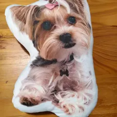 Custom Shaped Pillow, Personalized Photo Cushion, Cat Dog Lover Accent Pillow thumbnail 6