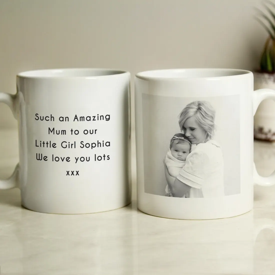 Personalised Photo Upload Mug, Custom Text Engraved Coffee Cup, Dog Dad Gift — photo 5