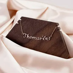 Personalized Sports Mom Name Necklace: Custom Stainless Steel Jewelry Gift thumbnail 2