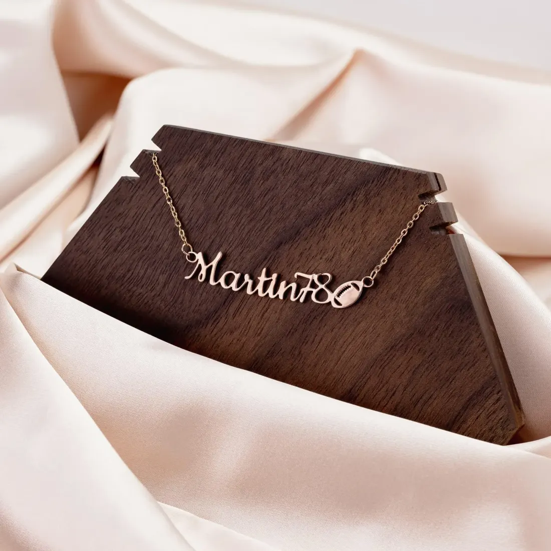 Personalized Sports Mom Name Necklace: Custom Stainless Steel Jewelry Gift — photo 4