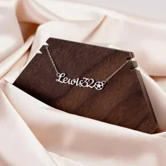 Personalized Sports Mom Name Necklace: Custom Stainless Steel Jewelry Gift thumbnail 5