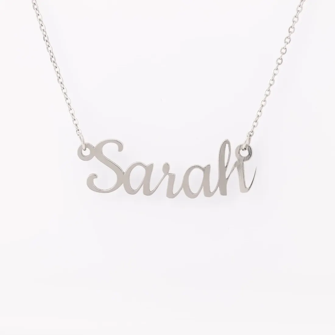Custom 18k Gold Finish Name Necklace: Personalized Jewelry Gift, Rose Gold Finished Chain Jewellery — photo 6