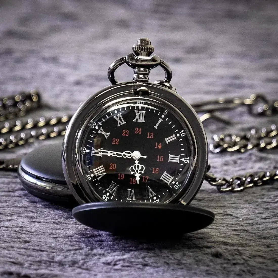 Baptized in Christ Engraved Baptism Pocket Watch: Personalized Name Date Cross Gift — photo 4