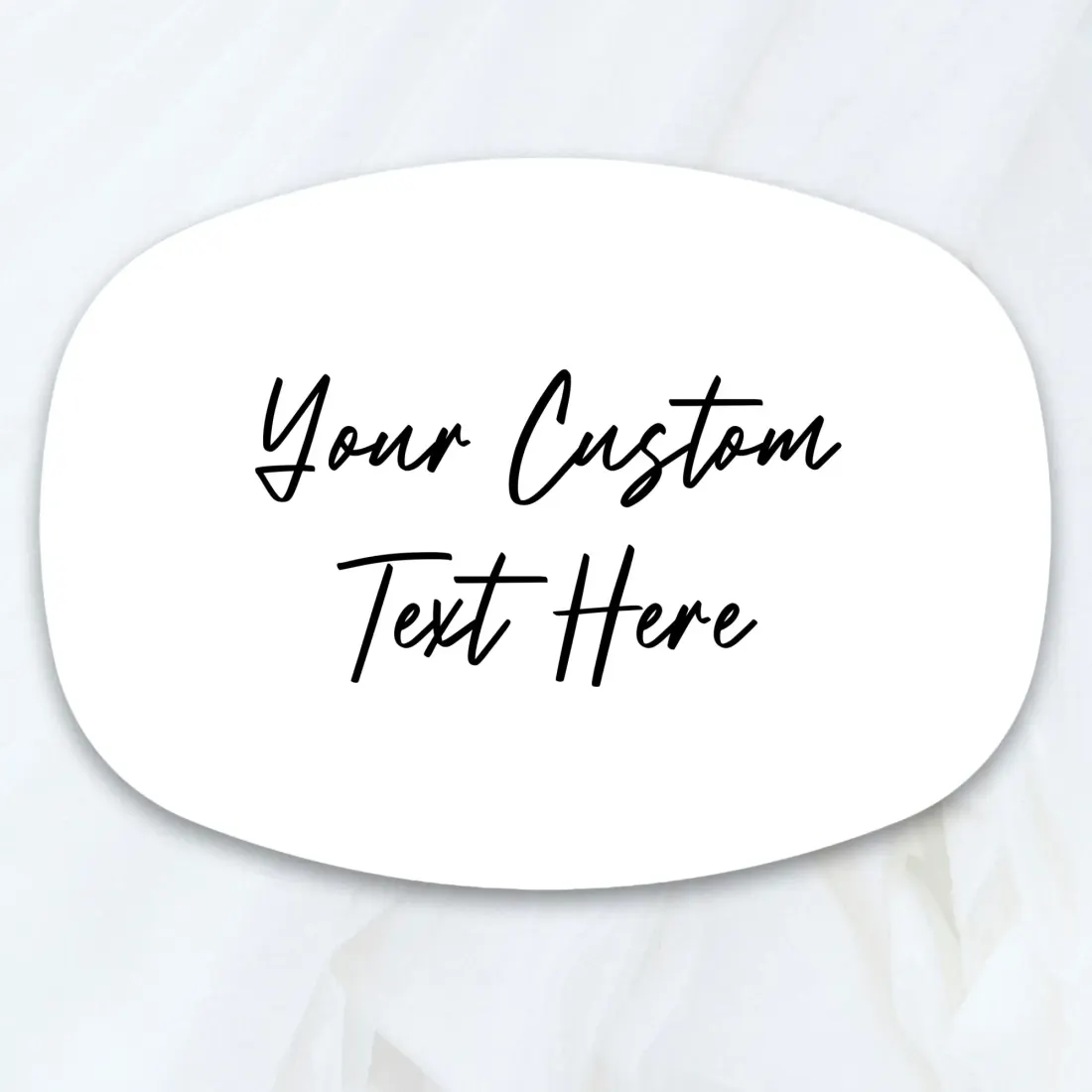 Personalized Custom Name Oval Dish: Customise Serving Platter, Housewarming Wedding Gift — photo 3