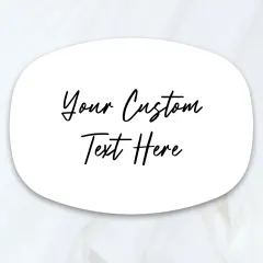 Personalized Custom Name Oval Dish: Customise Serving Platter, Housewarming Wedding Gift thumbnail 3
