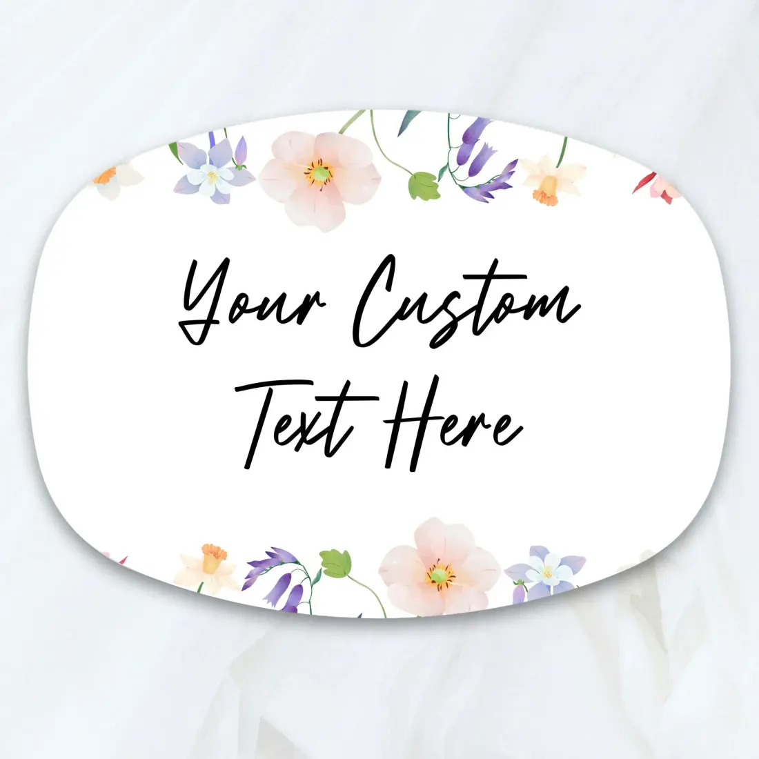 Personalized Custom Name Oval Dish: Customise Serving Platter, Housewarming Wedding Gift — photo 4