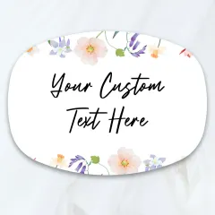 Personalized Custom Name Oval Dish: Customise Serving Platter, Housewarming Wedding Gift thumbnail 4