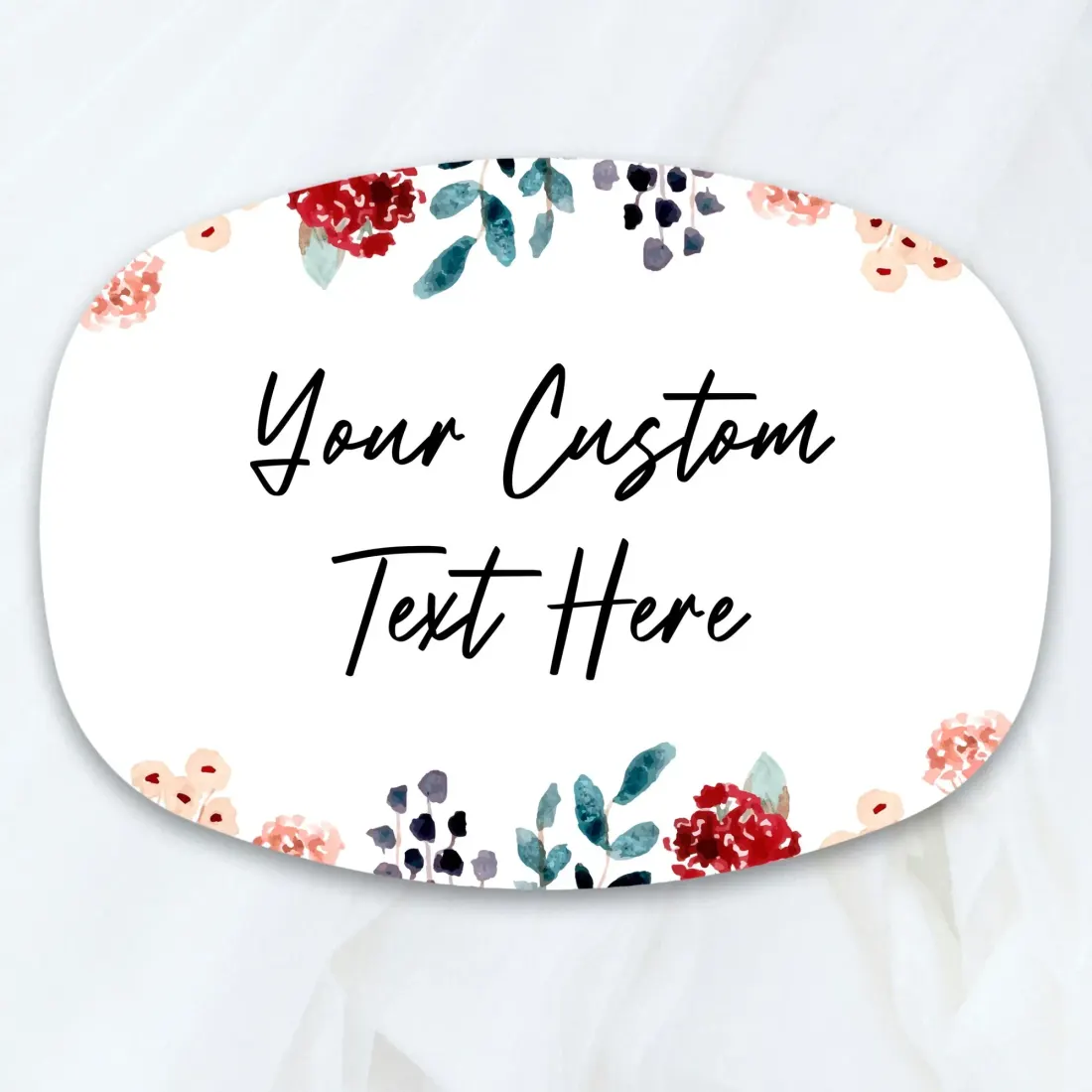Personalized Custom Name Oval Dish: Customise Serving Platter, Housewarming Wedding Gift — photo 5