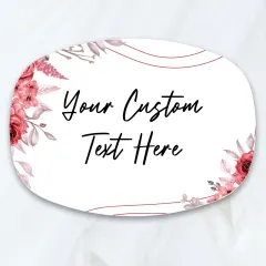 Personalized Custom Name Oval Dish: Customise Serving Platter, Housewarming Wedding Gift thumbnail 6