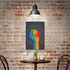 Custom Photo Metal Sign, Vertical 11.8 x 7.9 in Wall Art With Your Own Design thumbnail 3