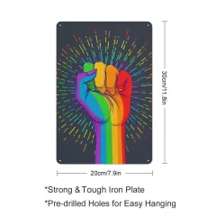 Custom Photo Metal Sign, Vertical 11.8 x 7.9 in Wall Art With Your Own Design thumbnail 5