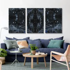 Custom 3 Piece Canvas Wall Art, Unframed 12x18 Photo Panels, Housewarming Gift thumbnail 1