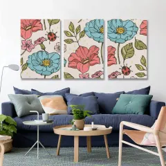 Custom Triptych Canvas Print, Set of 3 Unframed 8x12 Panels With Your Photo thumbnail 2