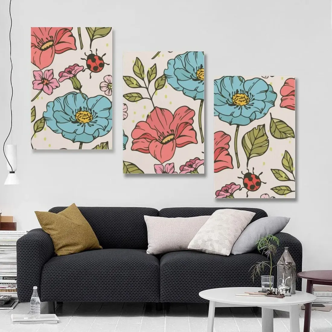 Custom Triptych Canvas Print, Set of 3 Unframed 8x12 Panels With Your Photo — photo 3