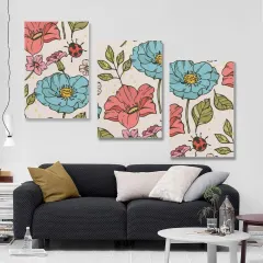 Custom Triptych Canvas Print, Set of 3 Unframed 8x12 Panels With Your Photo thumbnail 3