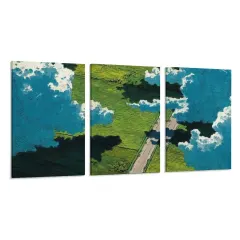 Custom 3 Piece Canvas Wall Art with Your Photo, Three 16x24 Inch Panels thumbnail 5