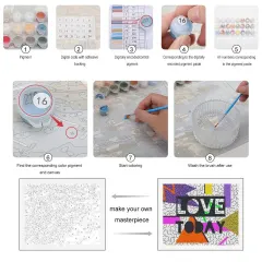 Custom Paint by Numbers Kit from Your Photo, 40x50cm DIY Canvas Gift thumbnail 6