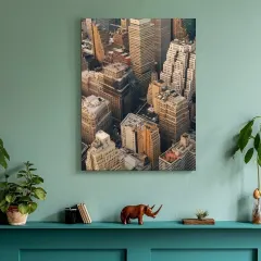 Custom Photo Canvas Print, Vertical Wall Art Gift for Family and Couples thumbnail 1